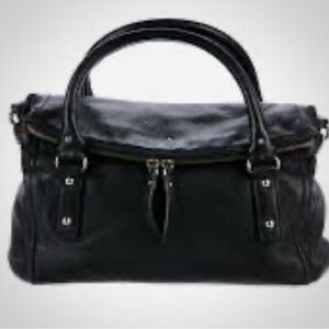 Kate Spade New York Southport Avenue Carmen Satchel Black W/ Gold accents